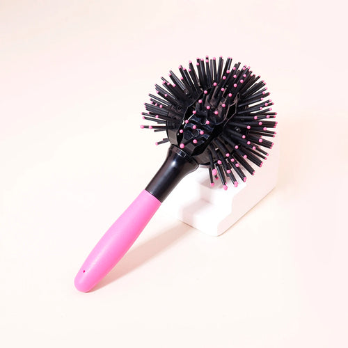 1/3Pcs 3D Bomb Curl Hair Brush 360° round Styling Hair Brush Detangling Hairbrush Spherical Ball，Special for Real Hair Wigs